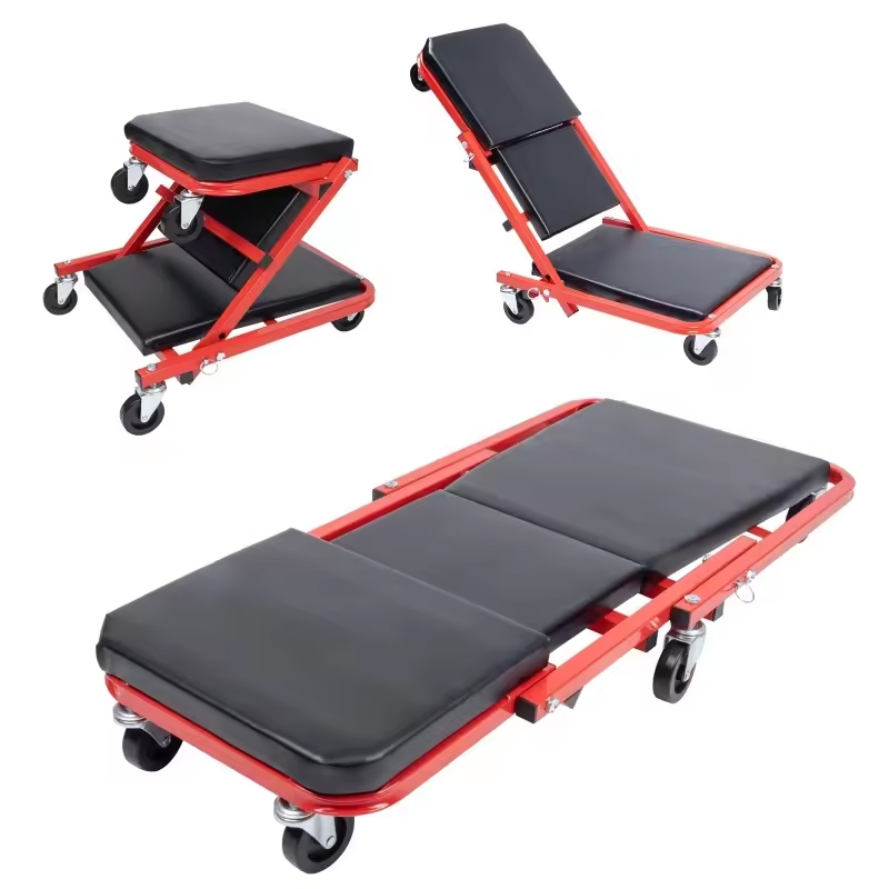 Garage Creeper Roller - Panca da Lavoro Pieghevole da 36