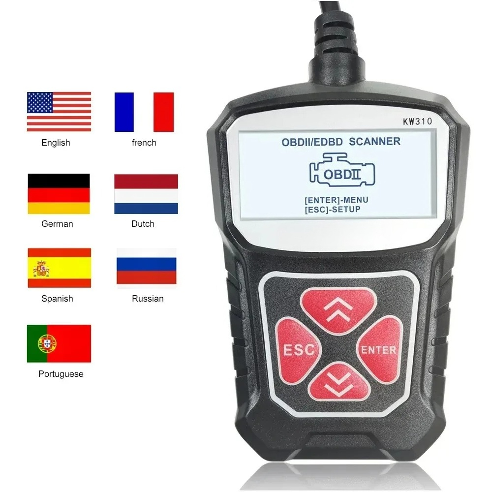 Car Diagnostic Tool - Strumento Diagnostico Auto OBD2 KW310, Scanner