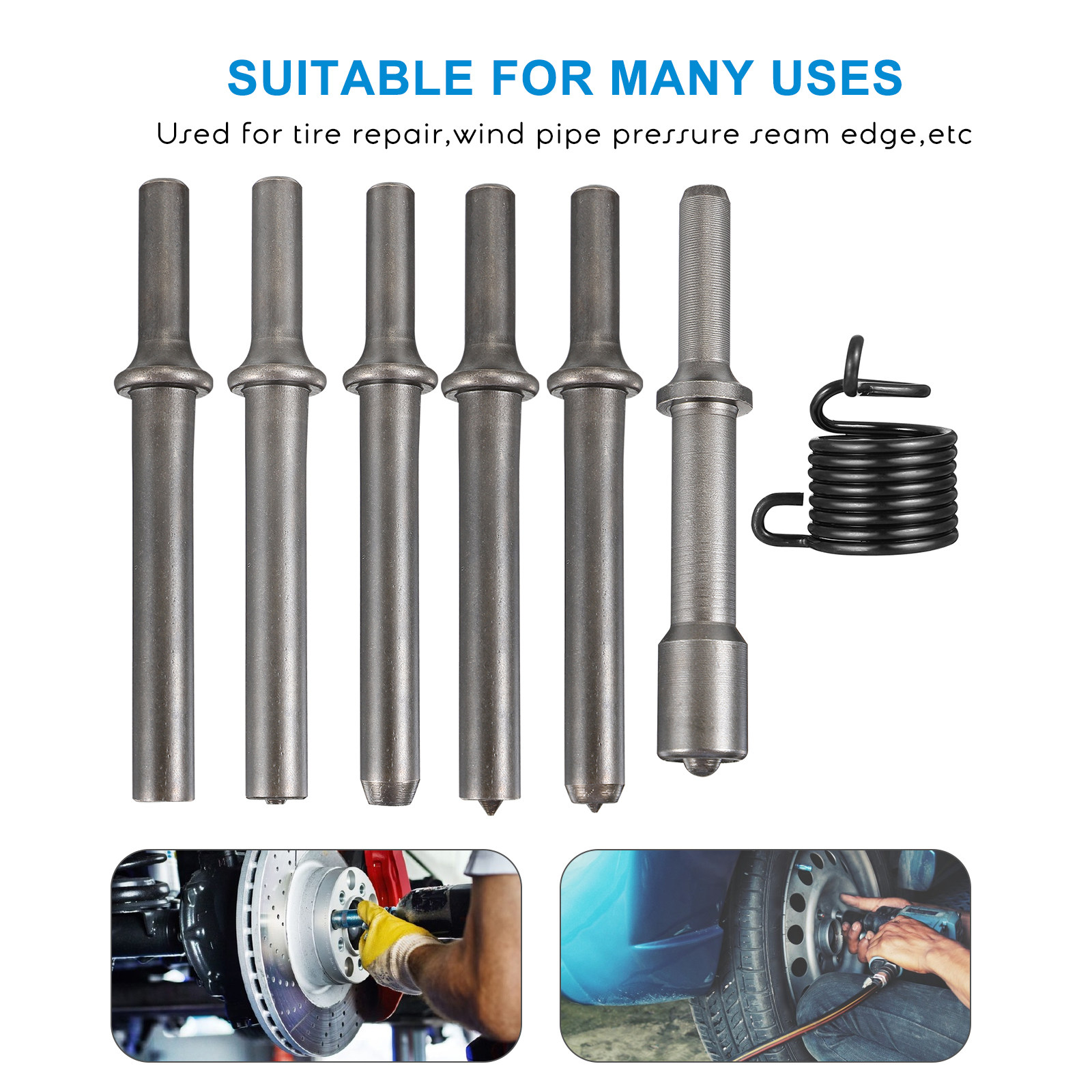 Rivet Gun Air - Set di martelli rivettatori pneumatici per