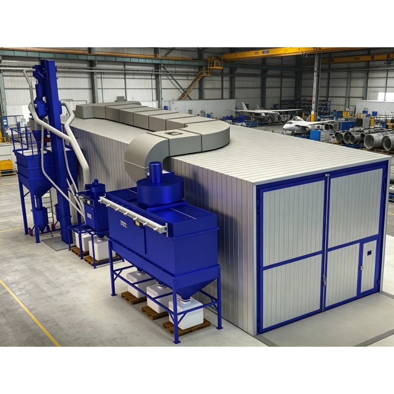 Sandblaster Cabinet - Cabina di Sabbiatura Industriale Professionale con