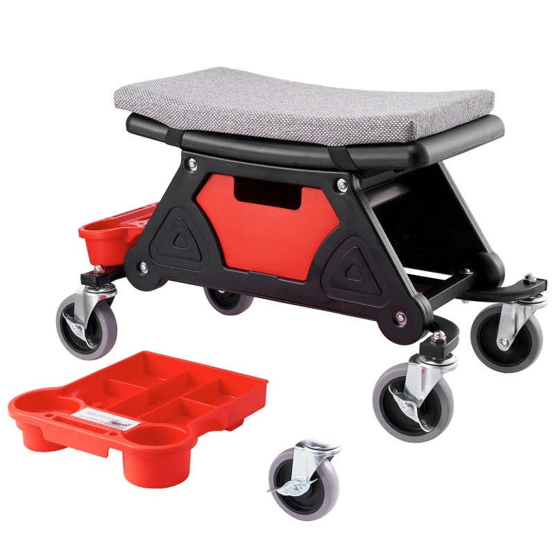 Garage Creeper Roller - Sedia da Meccanico con Ruote, Capacità