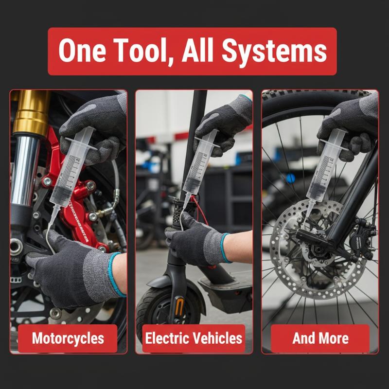 Nuovo Kit Universale per Moto  - Brake Bleeder Kit recensione e prezzo